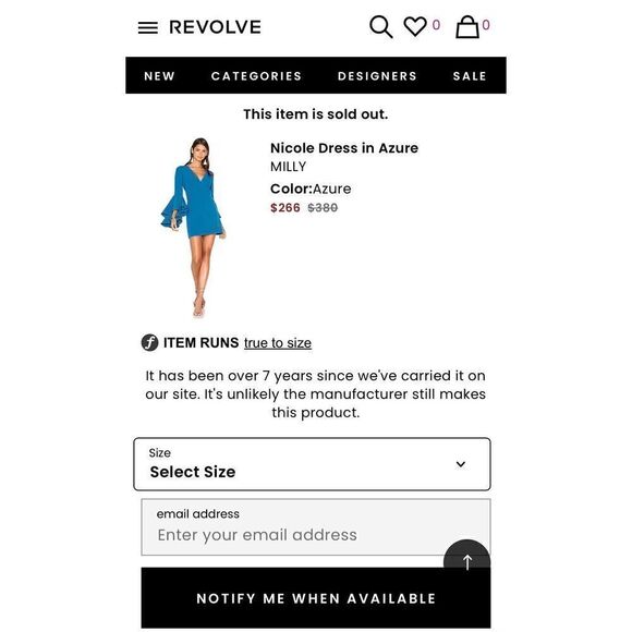 Milly royal blue dress - Picture 4 of 9